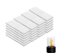 Ceramic Wool Wick System, Carbon Felt Absorption Pad Kit, Fiber Insulation Tabletop Burner Sponge Accessory Set, Alcohol Wick Replacement Tool, for Home Fire Use