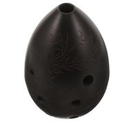 Ceramic Xun Ocarina Instrument 8 Hole F Key Bass Design | Phoenix Glaze, Smooth Finish, Portable Carry Bag, Home Sessions and Cultural Display