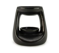 Ceramic Zen Oil Burner Small Classic Matte Black