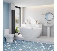 Ceramica Arles Bathroom Suite with Freestanding Bath - 1500mm