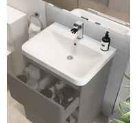 Ceramica Curved Resin Recessed Basin 600mm