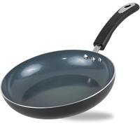Ceramica Deep Frypan Pan 24 cm, Non-Stick Coating, Metal Spatula Safe,Stylish Handle All Hobs Including Induction,