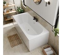 Ceramica Double Ended Curved Bath - 1700x750mm
