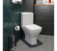 Ceramica Marseille Short Projection Close Coupled Corner Toilet & Soft Close Seat