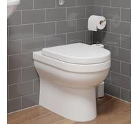 Ceramica Milan Back to Wall Toilet with Concealed Cistern & Soft Close Seat