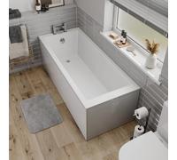 Ceramica Single Ended Square Bath - 1700x700mm