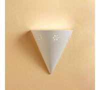 Ceramiche Elegant Cono wall light in white ceramic