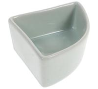 Ceramics Bowl Food Feeder for Hedgehog and Golden Silk Bear Blue | Easy to Clean, Suitable for Snacks and Dry Food, Green Food Use, Small Animal Feeding