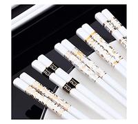Ceramics Chopsticks,Colour Enamel - Reusable Classic Gift Sets,High End Practical Non Slip for Adults X