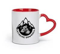 Ceramics Durable Mugs Motorcycle Racing Garage Extreme Man Sports （11oz/320ml） Perfect for Kitchens, Restaurants & Cafes, Great Gift Idea Red