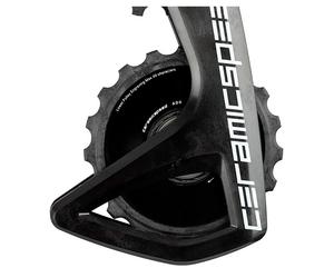 Ceramicspeed Ospw Rs Alpha 12s Red D1-e1/force D1 Axs Team V2 Jockey Wheel System One Size Black