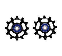 Ceramicspeed Pw Shimano 11s Nw 9100/8000/rx800/grx Coated Jockey Wheel Set Silver 12t
