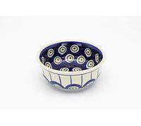 Ceramika Boleslawiec Handmade Classic Polish Pottery Olive Bowl (9.6cm) Ania Pattern