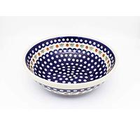 Ceramika Boleslawiec Handmade Polish Pottery Bowl (24cm) Catherine Pattern