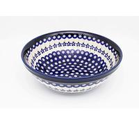 Ceramika Boleslawiec Handmade Polish Pottery Bowl (24cm) Ginny Pattern