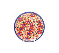 Ceramika Boleslawiec Handmade Unikat Polish Pottery Side Plate (16cm) Holly Pattern