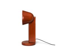 Céramique Side Table Lamp Rust Red