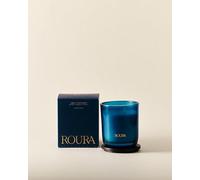 Ceras Roura Bergamot Wood Scented Candle - Icon Collection - Amalfi Bergamot, Mandarin & Iris - Mediterranean Citrus & Floral Aroma - 35hr Burn - Premium Candle with Lid 9 x 8 cm