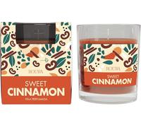 Ceras Roura Sweet Cinnamon Scented Candle - Glass Jar Candle 30hr Burn - Spiced Cinnamon, Caramelised Apple & Honey Notes - Warm Gourmand Home Candle 8.5 x 7cm