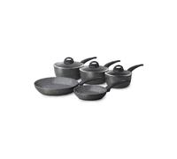 Cerastone Forged 5 Piece Pan Set Graphite Tower Metallics One Size