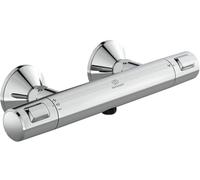 CERATHERM T25 | Surface-Mounted Shower Mixer 315x100x70 mm in Chrome, 22 l/min (3 bar) | Thermostatic Function, Water & Energy Saving, CoolBody, Safety Lock, SmartShine Surface, NF Certified