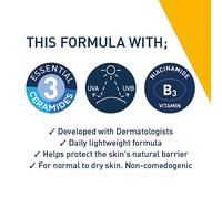 CeraVe AM Facial Moisturising Lotion SPF50 52ml Daily Moisturiser with Sunscreen