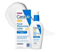 CeraVe AM Facial Moisturizing Lotion SPF 50 | Face Moisturizer with SPF Hyaluronic Acid Niacinamide & Ceramides | Non-Greasy | Blends Seamlessl