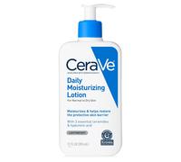 CeraVe Daily Moisturizing Lotion for Dry Skin, Body Lotion & Face Moisturizer with Hyaluronic Acid and Ceramides, Fragrance Free, Oil-Free, 12 Ounce