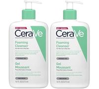 Cerave Foaming Cleanser Duo Pack - With Hyaluronic Acid, Niacinamide & 3 Essential Ceramides - Daily Face Wash for Normal to Oily Skin 473ml x 2