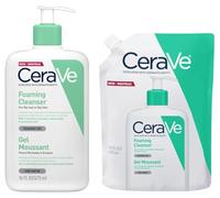 CeraVe Foaming Cleanser with Refill - With Hyaluronic Acid, Niacinamide & 3 Essential Ceramides - Daily Gel Face Wash for Normal to Oily Skin (473ml + 473ml Refill)