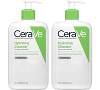 CeraVe Hydrating Cleanser Duo Pack - With Hyaluronic Acid & 3 Essential Ceramides - Gentle Face & Body Wash for Normal to Dry, Sensitive Skin 473ml x 2