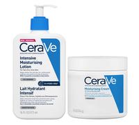 CeraVe Intensive Moisturising Lotion 473ml & Moisturising Cream Pot 454g Duo