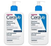 CeraVe Intensive Moisturising Lotion Duo Pack - With Hyaluronic Acid & 3 Essential Ceramides - Fast-Absorbing Daily Hydration for Dry & Sensitive Face and Body 473ml x 2