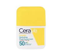 CeraVe Invisible Hydrating Fluid Sunscreen SPF 50 for normal to dry skin with 3 essential ceramides 50 ml
