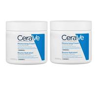 CeraVe Moisturising Cream Duo Pack - With Hyaluronic Acid & 3 Essential Ceramides - Rich Hydration for Dry to Very Dry Face & Body, Suitable for Sensitive Skin 454g x 2