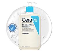 CeraVe SA Smoothing Cleanser with Salicylic Acid 473 ml (Pack of 1), Clear