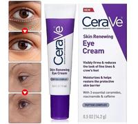CeraVe Skin Renewing Eye Cream with Peptide Complex & Caffeine for Brighter Smoother Eyes 15ml