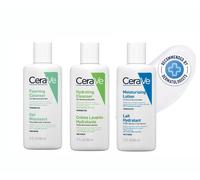 CeraVe Travel Moisturising 88ml+ Foaming r 88ml + Hydrating Cleanser 88ml(Combo)