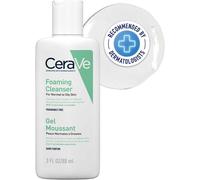 CeraVe Travel Size Foaming Cleanser 88ml, 3 Essential Ceramides, Dermatological