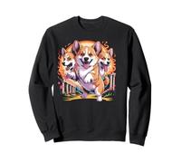 Cerberus Corgi Three-Headed Hellhound Mythology Dog Lover Sweatshirt