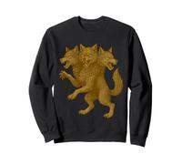 Cerberus Crest Renaissance Fantasy Heraldic Medieval Myth Sweatshirt