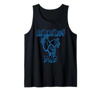Cerberus Dad Greek Mythology Three-Headed Hound Vintage Tank Top