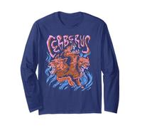 Cerberus Greek Myth Three Headed Underworld Hellhound Long Sleeve T-Shirt
