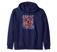 Cerberus Greek Myth Three Headed Underworld Hellhound Zip Hoodie