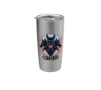 Cerberus Greek Mythology Lover Three Headed Dog Myth Vintage Stainless Steel Insulated Tumbler