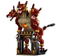Cerberus Of The Inferno Building Blocks Sets, Three-Headed Dog Figure Building Blocks Kits, Animal Brick Toys Collectible Display, Creative Gifts for Adults and Teens