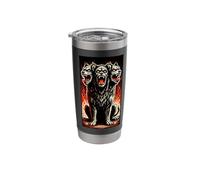 Cerberus Three-Head Guardian Mythical Beast Underworld Stainless Steel Insulated Tumbler