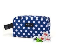 Cerbonny Lunch Bag Blue with White Dots