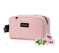 Cerbonny Small Cooler Bag Freezable Lunch Bag for Work School Travel,Small Insulated Bag for Kids/Adults,Freezer Lunch Bags,Mini Lunch Bag Fit for Yogurt,Suit for 3+(Pink)