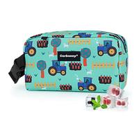 Cerbonny Small Cooler Bag Freezable Lunch Bag for Work School Travel,Small Lunch Bag,Small Insulated Bag For Kids/Adults,Freezer Lunch Bags,Mini Lunch Bag Fit For Yogurt,Suit for 3+(green vehicle)